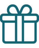 Gift Icon Teal